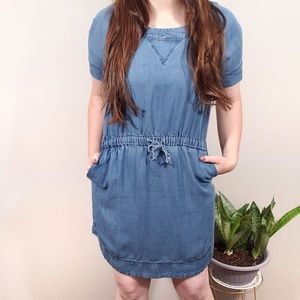 J.Crew Denim Lightweight Washed Chambray Dress